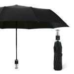 Kayru Windproof Travel Umbrellas for Rain and Sun - Lightweight, Strong, Compact with & Easy Auto Open/Close Button for Single Hand Use - for Men & Women (MULTI COLOR, PACK OF 1)