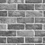 ORNER 3D Brick Design Wallpaper |Wallpaper for Wall décor| Wallpaper for Bedroom, Offices, Living Room (56 Sq Ft.1 Roll) Grey Color Cartier_ALC256