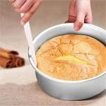 ShopiMoz Cake Mould Round Aluminium Pan for Microwave Oven Deck Oven Pizza Oven