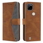 Autofocus Faux Leather Back Case Flip Cover for Realme C25_Y with ID Card Slot | Foldable Stand | 2 Card Slot | 1 Cash Slot | Magnetic Closure - Executive Brown, 21270