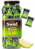 Swad Digestive Chocolate Candy, Kaccha Aam (Pulse 200 Toffee) Jar, 500g