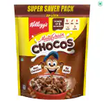 Kellogg's Chocos, with Protein & Fibre of 1 Roti in each bowl | 1.1 Kg Pack | High in Calcium & Protein, with 10 Essential Vitamins & Minerals, Breakfast Cereals