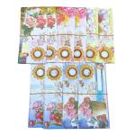 CRAFT WAFT Designer Multicolored Sagun Cash Gift Money Envelopes with One Rupee Coin I Cash Gift Cover I Shagun Lifafa for Wedding, Birthday, Anniversary or Any Occasions (40)