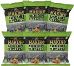 Makino Nacho Chips Jalapeno(Each 60 gm)(Pack of 6)