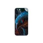 GADGETSWRAP Printed Vinyl Skin Sticker for Apple iPhone 12 - Red Eye Eagle
