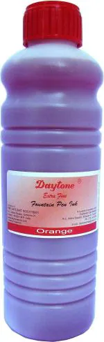 Daytone Extra Fine Fountain Pen Ink Orange 500 Ml. Pack of 2