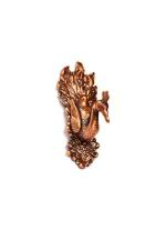 Deccani Handicrafts 3D Peacock Wall Hanging- Copper Coated