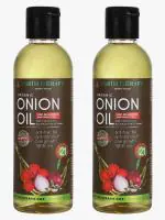 EARTH THERAPY Organic Onion Oil Set of 2 x 200ml|For Total Haircare for Men and Women
