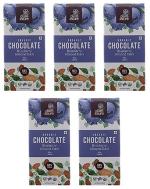 Phalada Pure & Sure Organic Chocolate Bar, Blueberry Almond 30Gms x Pack of 5