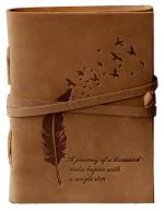 CAVALO - Be Unique Leather Diary Plain Paper Size 5 by 7 inch and 240 Pages Perfect for Gifting