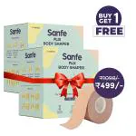 Sanfe Flix Breast Roll -Breast Shaper & Lifter, Breathable Breast Support Boobtape, 5-meter Breast Lift Tape for Backless, No Show Bra for Women, Skin Friendly Adhesive (Breast Roll) | Buy 1 Get 1 Free | B1G1