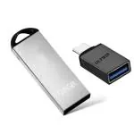 OLYWIN 128Gb Pendrive C Type Otg Ultra-Fast USB 3.0 Flash Drive - Portable, High-Capacity Data Storage for PC, Laptop, and Mac