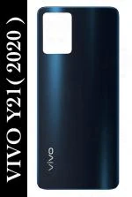 FRIENDZZWORLD Midnight Blue Glass Back Panel For Vivo Y21 2020