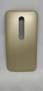 NAFS Gold Compaitable Back Panel For Motorola Moto G3