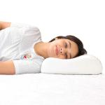 Aqualite Anti-Snoring Memory Foam Memory Foam Solid Sleeping Pillow Pack of 1 (Dezire white)
