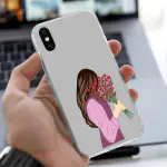 Emble Designer Clear Tranperant Silicone Case For IPhone X -Design A25 ( TPU | Soft , IPhone X | Multicolor )