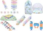 Kwitchy Baby Products All New Born Combo Daily Needs Items (Multicolor, 0-6 Months)