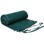 CRODOR 90% Sun Shade Sail with Attached Chords (10 ft x 10 ft, Green)