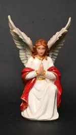 Karighar Multicolor Resin Kneeling Angel Idol Perfect