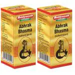Baidyanath Abhrak Bhasma (Sahasraputi) 1 GM (Pack of 2)