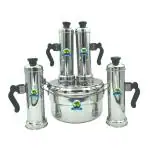 CooPany Stainless Steel PUTTU Maker / Multi PUTTU Maker / 4 in 1 PUTTU Maker