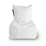 Style Homez Classic Leatherette Bean Bag L Size Chair White Color For Kids, Cover Only