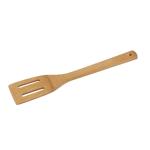 Fackelmann Bamboo Slotted Turner, Size 30 X 6 cm, Brown Color, Standard (688901)