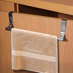 LivingBasics Stainless Steel Expandable Kitchen Towel Hanger for Drying Wet Napkins (Pack of 1)