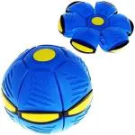 Tech Trends Hand Control Flying Fun Interactive Ufo Ball Saucer Toy With Super Lighting For Indoor & Outdoor Play (Pack Of 1) - Blue
