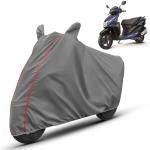 Automozexo Best Scooty Cover for Honda Dio with Mirror Pockets, All Weather Protection & Dustproof Dio Scooty Cover, Best Cover for two wheeler Dio (Grey)