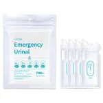 Sannidhi 4Pcs Urine Bags For Men Women 700Ml Outdoor Emergency Car Urinal Pee Bag Gel Vomit Bag For Travel Traffic Jam Children Patient Pregnant With One Absorbent Cotton Sheet