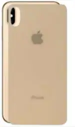 kitgoHut Gold Back Tempered Glass For Apple Iphone X, Xs