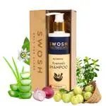 SWOSH Ayurvedic Shampoo for Hair Fall Control and Hair Growth Made With Goodness Of Amla, Onion, Brami, Alove vera, Bhringraj Extract with 15 Ayurvedic Herbs| All Hair Types |200 ml (Pack of 1)