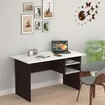 Davenport Grabby Engineered Wood Study Table, Writing Desk, Computer Desk, Office Desk, Laptop Table with Drawer (Wenge White) (D.I.Y) Matte Finish