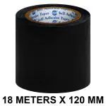VCR Black Duct Tape - 18 Meters in Length 120mm / 5