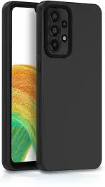 XOVO Back Cover for Samsung Galaxy A33 5G (Black, Dual Protection, Silicon, Pack of 1)