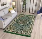 Furnishing Hut Heavy Fabric carpets for living room 5x7 feet, Hall, Living - Room, Drowing Room, Turkish Print Yoga Hall Designer Cotton Carpet - |60