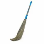 CHAND SURAJ Stella Soft Premium Grass Broom with Long Stainless Steel Handle (350g)