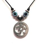 Astroghar Evil Eye Protection Brass Crystal Pendant For Men And Women
