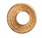 NAVYAKSH Pure Copper Coin with Hole for wearing & puja/vesikarn puja vastu puja ghar Shanti puja