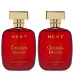 Next Care Golden Dragon Long Lasting Eau De Perfume -Pack of 2 (60 ml Each)