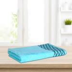 Justoriginals PCBT0CTNAOSSB2136 Blue Cotton Bath Towel - King