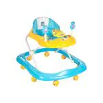 Mee Mee Blue Plastic Simple Steps Baby Walker Light Blue - 0 - 2 Years