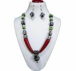 JAYA VISION ENTERPRISES Resin & Kasmiri Beaded Fancy Necklace-tg70