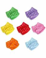 BEAUTIQ AND COLLECTIONS cute station Reusable and Washable Cloth Button Diaper - XL (Pack of 7)