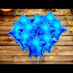 SV Traders Foil Stars Balloon Bouquet For Birthday/Engagement/Anniversary/Party/Baby Shower
