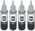 GPN PRINT G1000 G2000 G2002 G2010 G2012 G3000 G3010 G4010 PrInter Black Ink Bottle (Pack of 4)