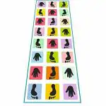 FunBlast Multicolor Hopscotch Kids Jumbo Play Mat 40 inch x 108 inch (3+ yrs)