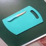 PANCHANAN Plastic Cutting/Chopping Board with Handle| Premium-Grade Plastic| 100% Food Safe