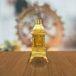 pujaNpujari Brass Beautiful Home Temple Pooja Mandir for Living Room for Pooja Decorations
